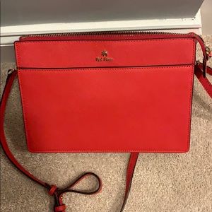 Fire Red crossbody Purse